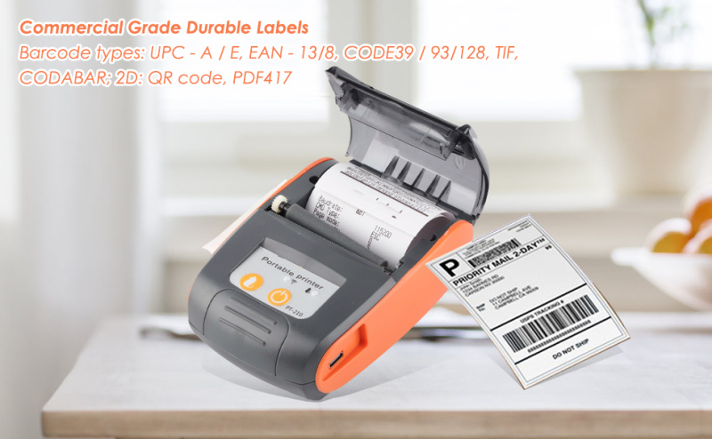 Comprar Impresora Termica Portatil para recibos en Electroshopy - Ángulo 2